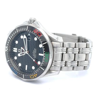 Omega Seamaster Professional diver's watch on a steel bracelet